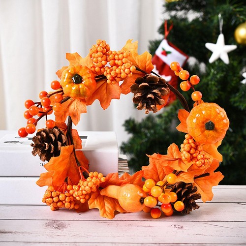 Fall wreath front door porch - wreath,