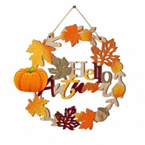 Piece autumn wreath door - autumn,