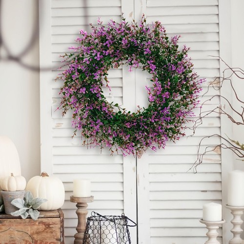 Lavender wreaths for front - wreaths,