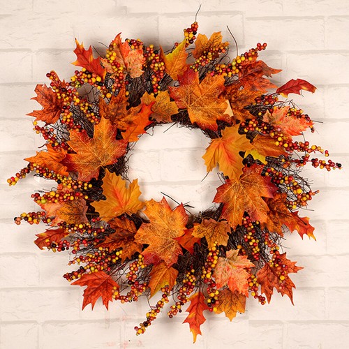Autumn wreath for front - front, door