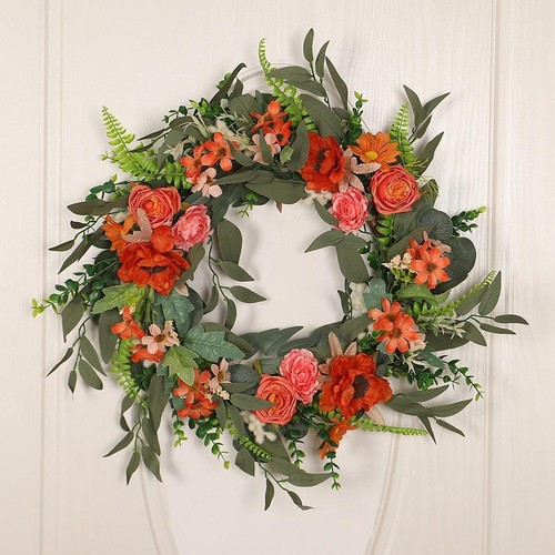 Simulation peony wreath front - simulation,