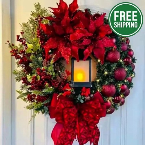 40cm gold christmas - 40cm, wreath