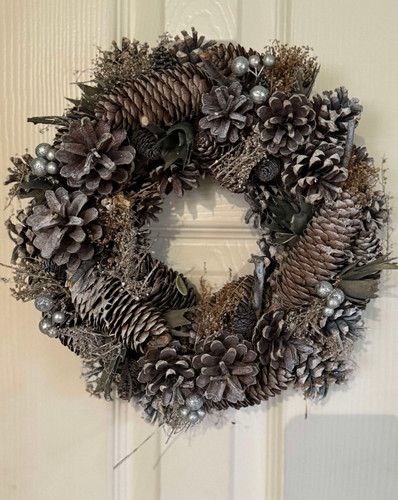 Door wreath natural - natural, for