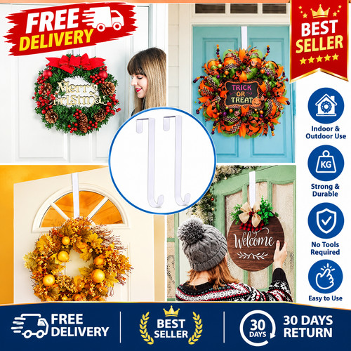 2pcs floral wreath hanger - hanger, over