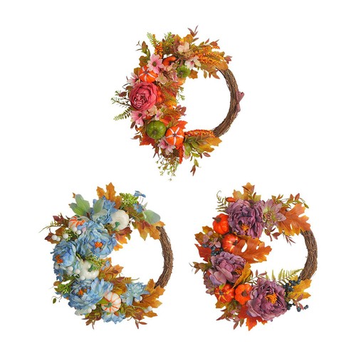 Fall wreath for front door - fall,
