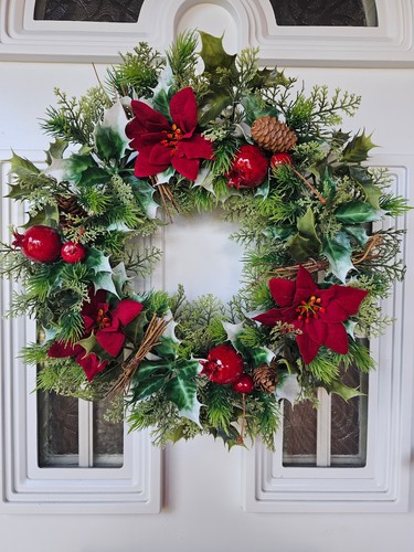 Artificial christmas wreath - christmas,