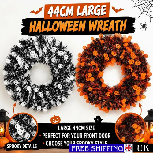 Halloween wreath decoration - halloween,