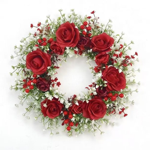 Flower wreath with - flower,