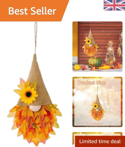 Charming autumn gnome wreath - charming,