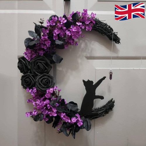Artificial moon cat garland - artificial,