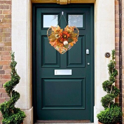 Autumn wreath for front door - wreath,