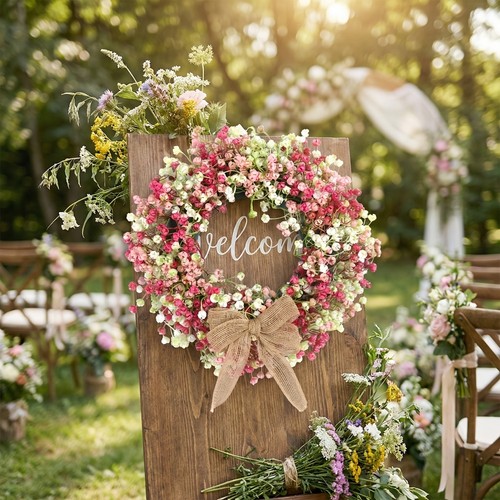 Artificial eucalyptus wreath - eucalyptus,