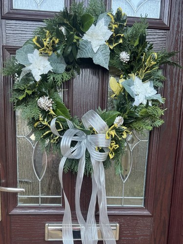 Xmas wreath for front door - for,