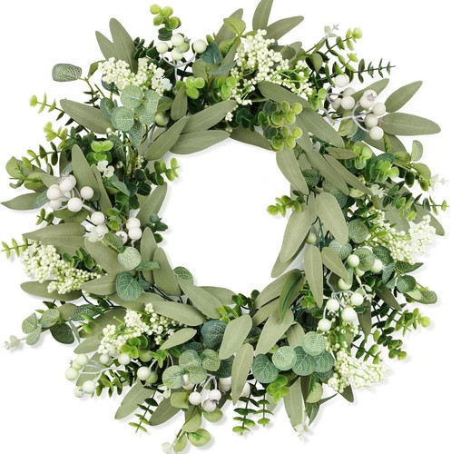 Eucalyptus wreath for front - wreath,