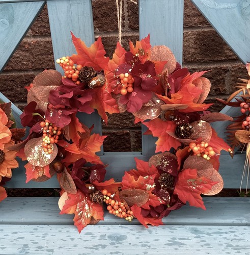 Autumn wreath for - wreath, door