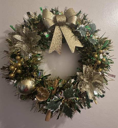 Christmas wreath green - green, and