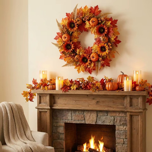 Autumn wreath for - autumn,