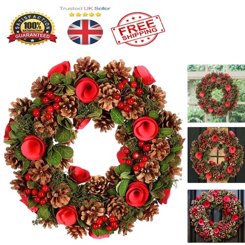 Elegant winter wreath - 14”,