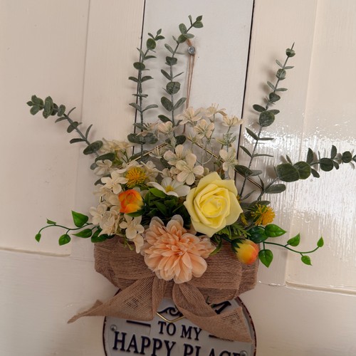Flower wreath for doors - flower,