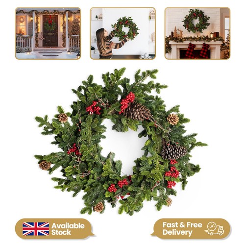 Shatchi fir christmas wreath - fir,