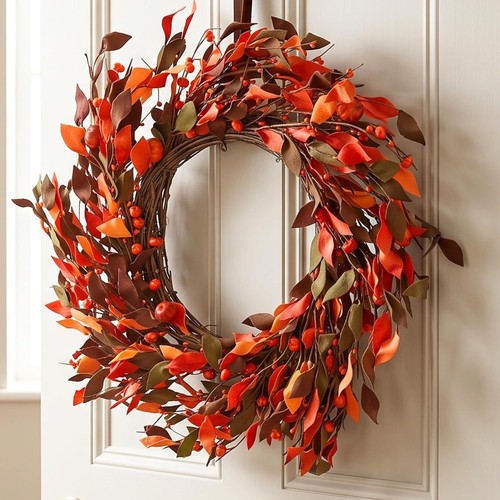 24in 60cm autumn wreath for - 24in/60cm,