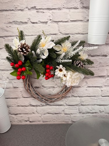 Wicker wreaths for - front, door