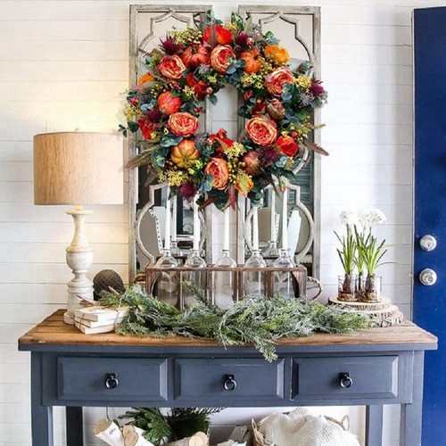 Inch autumn wreath - wreath, fall