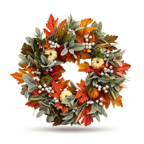 Maple leaf wreath - wreath, artificial