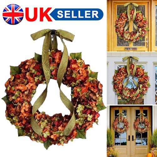 Fall hydrangea wreath for - fall,