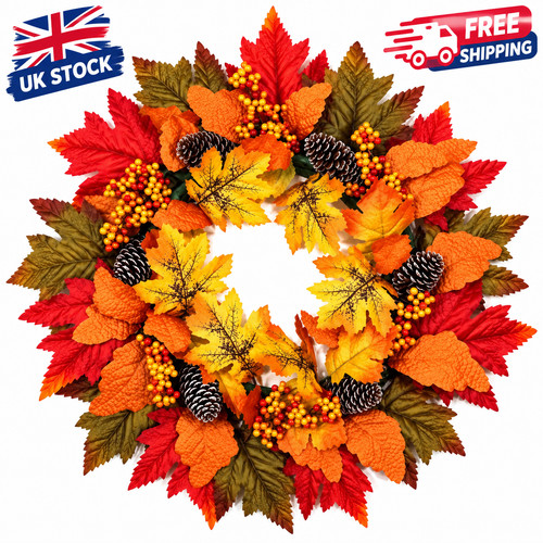 Autumn wreath for front - wreath, door