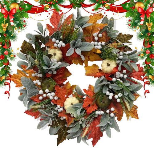 45cm fall wreath for - fall,