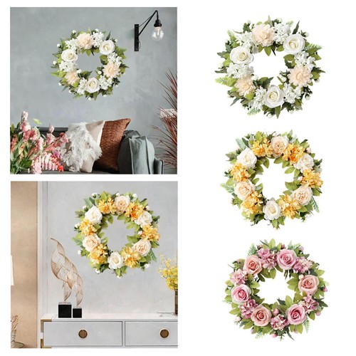 Artificial flower wreath - artificial,
