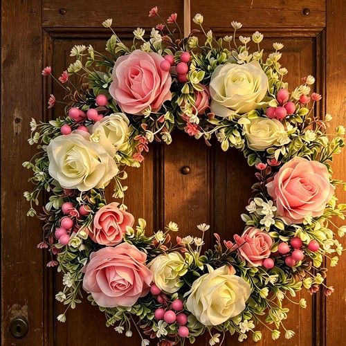 Wreaths for front door - front,