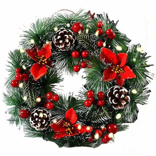 35cm large artificial wreath - large,