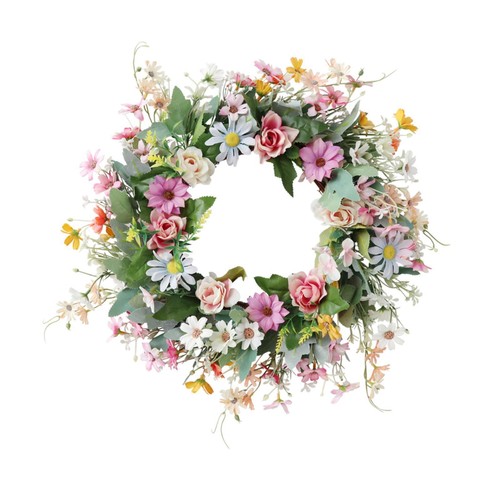 Daisy wreath for front - front, door