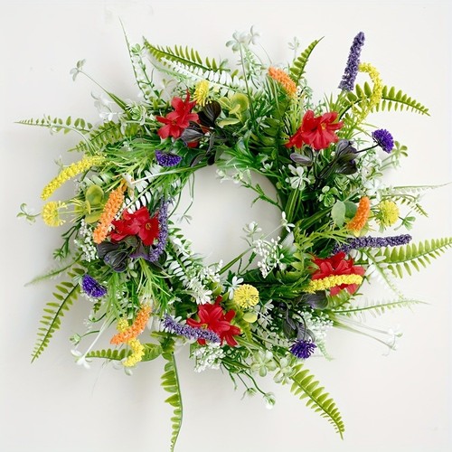 Spring summer wreath green - spring,