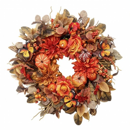 Entryway wreath autumn - entryway,
