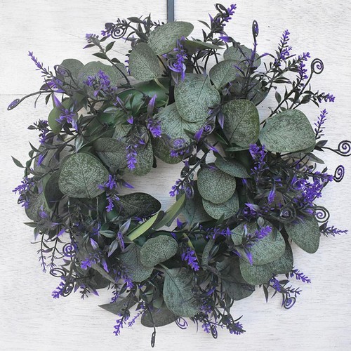 Lavender wreaths front - wreaths,