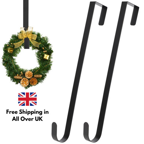 2pcs floral wreath hanger - floral, over
