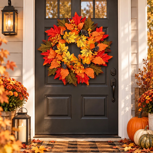 Autumn wreath for - autumn,