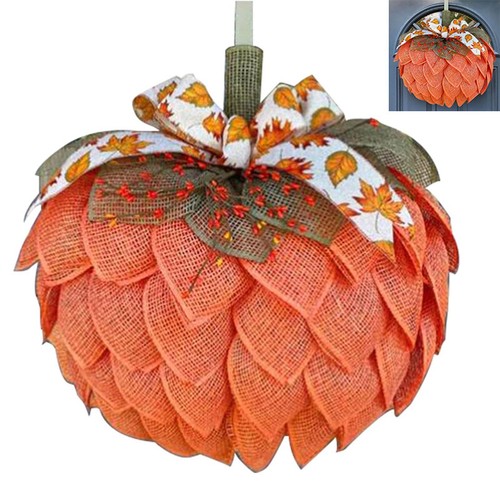 Farmhouse pumpkin wreath for - farmhouse,
