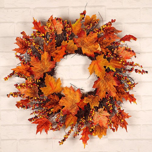 Fall wreath for front door - fall,